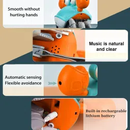 UB Toys Electric Sensor Musical Crawling Crab Toy for Kids , With USB Cable-image-13