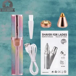 OWN EARTH Eyebrow Trimmer Pain less Hair Remover_x12 Trimmer 70 min Runtime 0 Length Settings-image-49