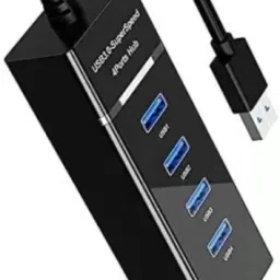 BSVR Portable Mini USB HUB 4 Port SuperSpeed 3.0 Led Indication For Laptop, PC _101 USB HUB 4 PORT_59 USB Hub-picture-4