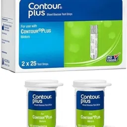 CONTOUR PLUS CP (25x2) New Pack 50 Glucometer Strips-image-3