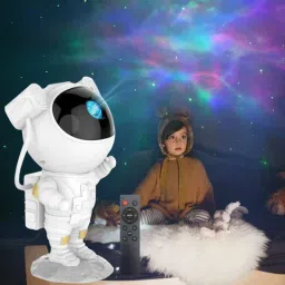 BASS BLING High Quality Galaxy Night Light Astronaut Space Star Projector Smart Bulb-image-33