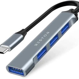Bestor C Multiport Adapter for MacBook Pro Air 2021 2020 31C 4-in-1 4Port USB Hub-19