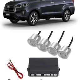 EB583 Silver Car Reverse Parking Sensor with LED Display 4 Sensor E583 Parking Sensor-image-84