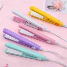 JOTKAPARKASH Mini Hair Straightener and Curler Machine For Women Beauty / Hair Straightener Curl & Straight Hair Iron 0385-2 in 1 Hair Straightener (MULTICOLOR) Hair Straightener-image-16