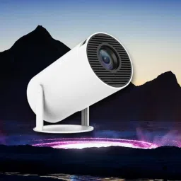 Punnkk HY300 Android12 WiFi BT 4K/2K HD 180 Degree Rotation Auto Keystone 1GB/16GB (4500 lm / 1 Speaker / Wireless / Remote Controller) Portable Projector-image-22