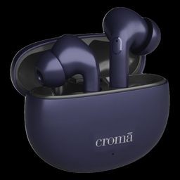 Croma TWS Earbuds with Environmental Noise Cancellation (IPX4 Water Resistant, 13mm Driver, Blue)-13