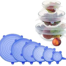 Silicone Stretch Lids Flexible Covers for Rectangle Round Square 9 inch Lid Set-image-52