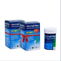 On Call G133-111 | Pack of 2 | 100 Glucometer Strips-23