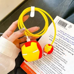 Mocking Bird Charger Cover Protector for iPhone 20W Charger 3D Cartoon Design Charger Cover Cable Protector-image-7