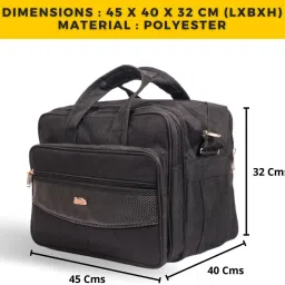 goldline Multipurpose Large Utility Polyester Tool Bag (45 x 40 x 32 Cm) Polyester Tool Bag image 3