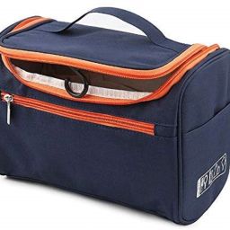 Women Blue Cosmetic Bag-image-7