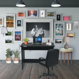 Study Table Computer Desk Home/Office Desk 29.52 Inch Height Engineered Wood Study Table-image-0