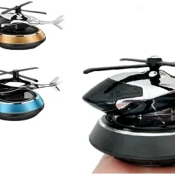 partizano Helicopter Design, Auto Rotation Fan |For Car Dashboard with Perfume Diffuser image 5