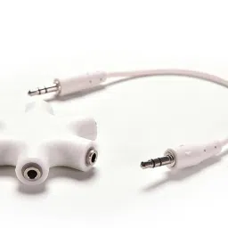 Triangle Ant White Audio Splitter Hexagon 1 Male To 5 Female Headphone 0.1 m Headphone Splitter Phone Converter-image-60