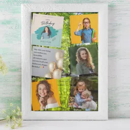 Custom A4 Size Photo Frame | Personalized Wooden Picture Frame 11.69 inch Frame-39