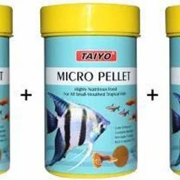 Taiyo Micro Pellet (3x45g) 0.135 kg (3x0.05 kg) Dry New Born, Young, Adult Fish Food Sea Food 0.135 kg (3x0.05 kg) Dry New Born, Young Fish Food-13