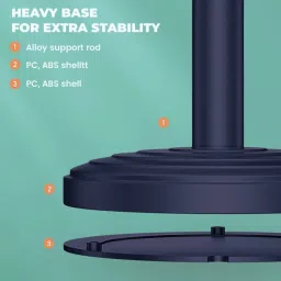 Nayra Height Adjustable 360° Rotatable Foldable Mobile Phone Stand Mobile Holder image 5