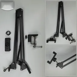 Blue Birds Photography Mobile Tablet Stand Holder Tripod for Overhead Sketch Video shooting Tripod, Tripod Ball Head, Tripod Bracket, Tripod Clamp, Tripod Kit image 3