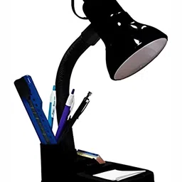 SPARK WORLD Black Metal Quirky Abstract Shaped Table Lamp image 2