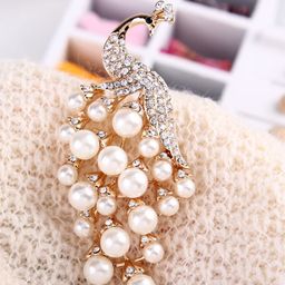 SYGA Alloy Peacock Charm Brooch-image-99