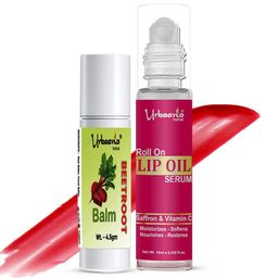 Urbaano Herbal Set Of 2 Beetroot Tinted Lip Balm & Lip Oil Serum-image-19