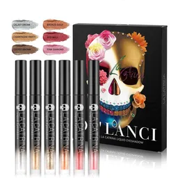 DE'LANCI La Catrina Set of 6 Glitter & Glow Liquid Eyeshadow - 2.5g Each-34