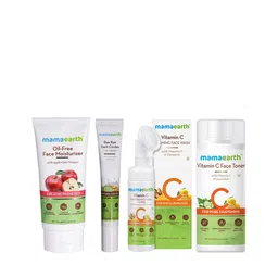 Mamaearth Unisex Set of Sustainable Face Moisturizer, Eye Cream, Face Toner & Face Wash-24