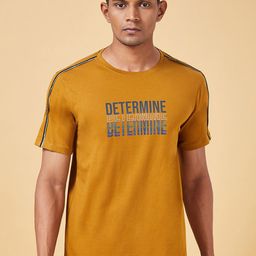 Ajile by Pantaloons Typography Printed Slim Fit T-shirt-image-28
