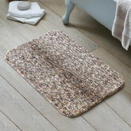 OBSESSIONS Gold Toned Textured 1300 GSM Anti-Skid Bath Rugs-image-13