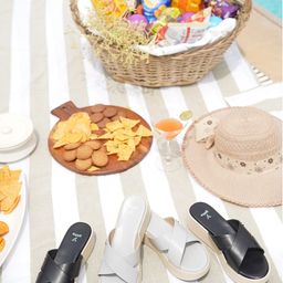 yoho Criss-Cross Strap Flatform Heels image 5