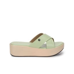 yoho Criss-Cross Strap Flatform Heels image 2