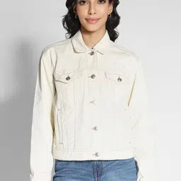 AMERICAN EAGLE OUTFITTERS Women Crop Denim Jacket-image-49