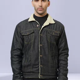 NUEVOSDAMAS Spread Collar Denim Jacket-picture-16