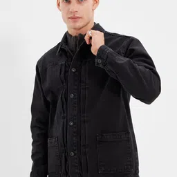 Trendyol Men Grey Denim Jacket-47