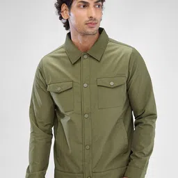 SPYKAR Men Full Sleeve Regular Fit Open Front Jacket-picture-8
