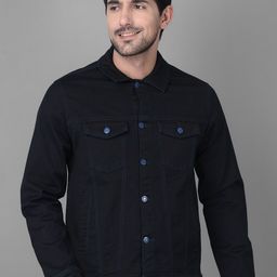 Canary London Men Black Washed Denim Jacket-15