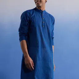 VASTRAMAY Men Thread Work Handloom Kurta image 2