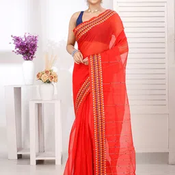 DipDiya Pure Cotton Taant Saree-picture-26