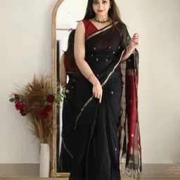Visit Wear Woven Design Ethnic Motifs Zari Kanjeevaram Saree-picture-19