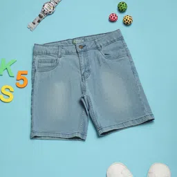 V-Mart Boys Washed Denim Shorts-54