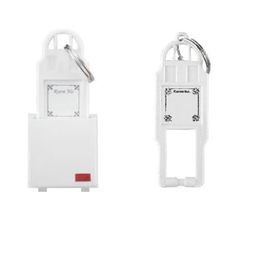 SEER switch Electric Modular Switch with LED and KeyTag, 32 Amp DP, White Polycarbonate, Pack of 1 image 2