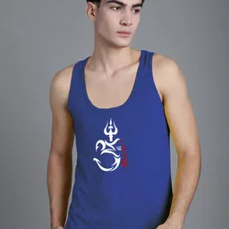 FBAR Om Trishul Ganesha Printed Pure Cotton Innerwear Vest 240124FBC421-picture-11