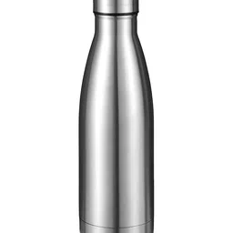 WELOUR Silver Toned Stainless Steel Double Wall Vacuum Flask Water Bottle 500 ml-image-51