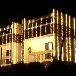 Glimmer Lightings Warm White LED Curtain String Lights image 3