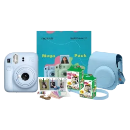 FUJIFILM Instax Mini 12 Mega Pack Instant Camera with 40 Shots (Pastel Blue)-picture-20