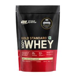 ON (Optimum Nutrition) Gold Standard 100% Whey Protein,  1 lb  Vanilla Ice Cream -25