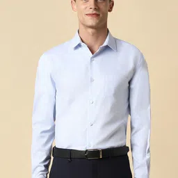 Allen Solly Spread Collar Long Sleeves Slim Fit Cotton Formal Shirt-image-84