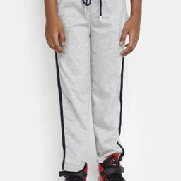 V-Mart Boys Side Striped Cotton Jersey Joggers-image-12