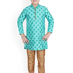 Pro-Ethic STYLE DEVELOPER Boys Ethnic Motifs Printed Straight Kurta with Pyjamas-15