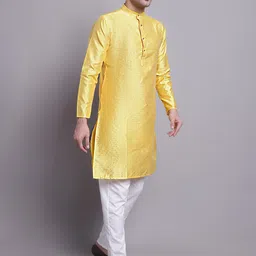 Jompers Woven Design Regular Kurta with Churidar-picture-13